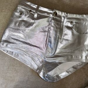 Lovers + Friends Silver Naomi Short Small